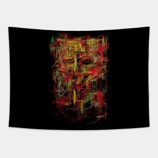 abstract face Tapestry