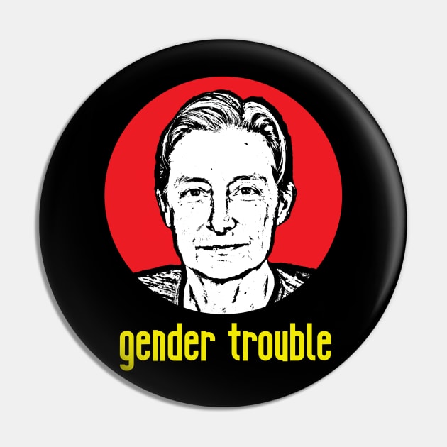 Judith Butler Pin by RevolutionInPaint