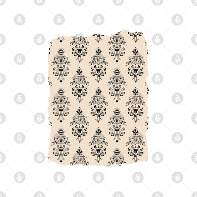 Haunted Mansion Wallpaper Hazelnut #Pastel by FandomTrading