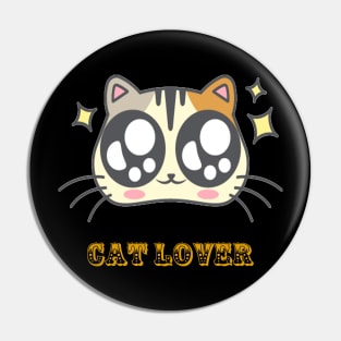 cute cat lover Pin