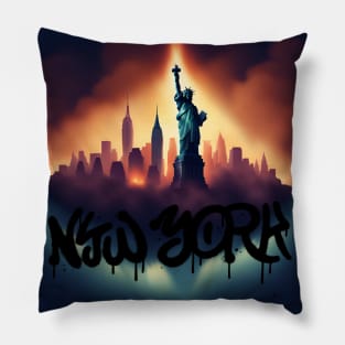 i survived new york earthquake Pillow