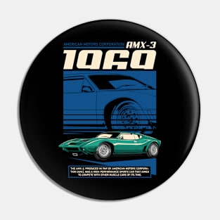 Retro 1969 AMC AMX/3 Pin