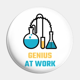 Genius at work Pin