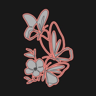 pretty butterfly digital art T-Shirt