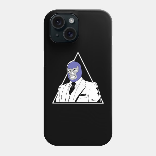 Blue Demon Phone Case by RevArt