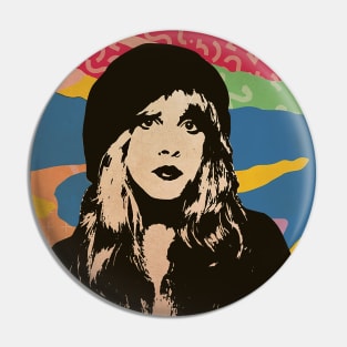 Vintage Poster - Stevie Nicks Style Pin