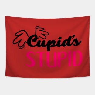 Cupid's Stupid Funny Art Tapestry