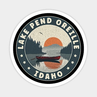 Lake Pend Oreille Idaho Sunset Magnet