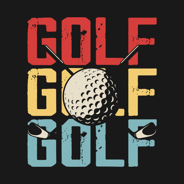 Golf T Shirt For Women Men by Pretr=ty