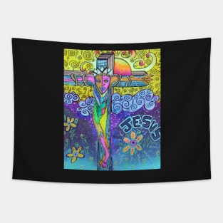 Colorful Prayers Tapestry