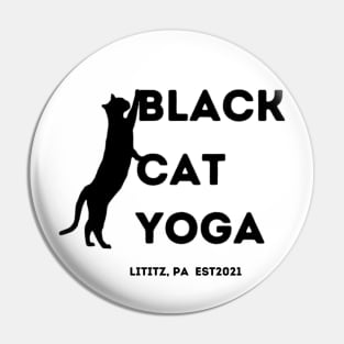 Black Cat Yoga Lititz Pin