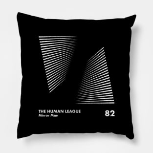 The Human League / Minimal Graphic Design Tribute Pillow