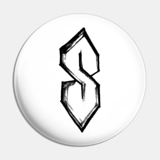 that old school S by Tai's Tees Pin