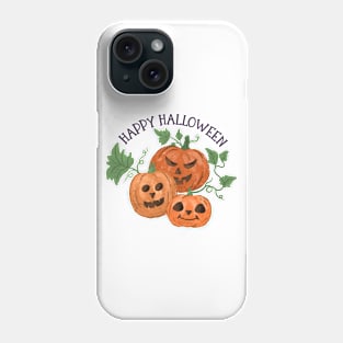 Happy Halloween Pumpkins Phone Case