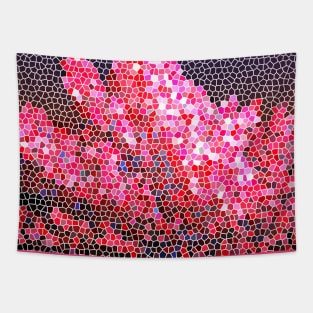 Pink coral artwork Tapestry