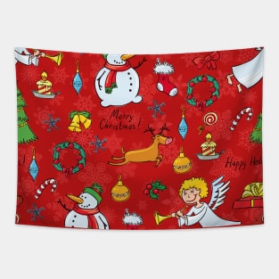 christmas pattern Tapestry