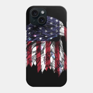 Eagle American Flag TShirt Cool Retro Vintage 4th July Phone Case