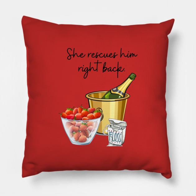 Pretty Woman Pillow by Said with wit