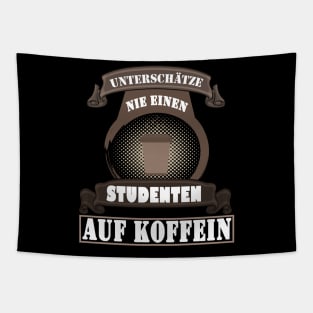 Student Schüler Kaffee koffein Abitur Junkie Tapestry