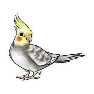 Bird - Cockatiel - Pied T-Shirt