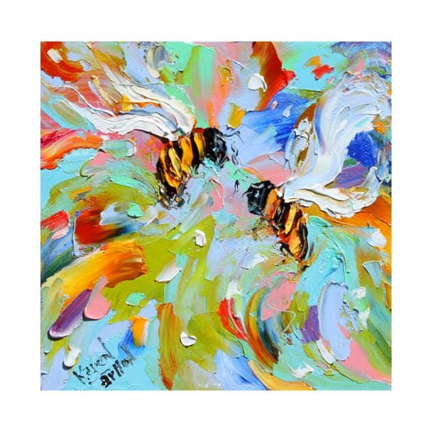 Bees by Karensfineart