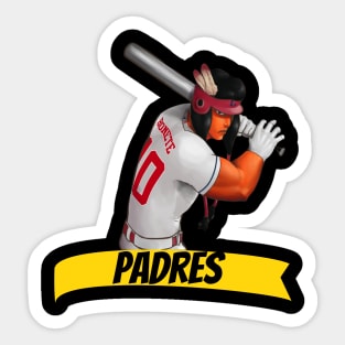 Padres dog Sticker for Sale by Em & Riley Creative