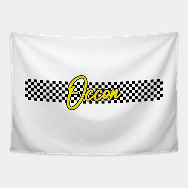 Race Flag Design - Esteban Ocon Tapestry by GreazyL