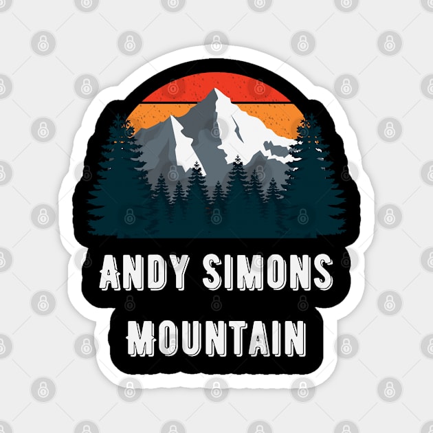 Andy Simons Mountain Magnet by Canada Cities