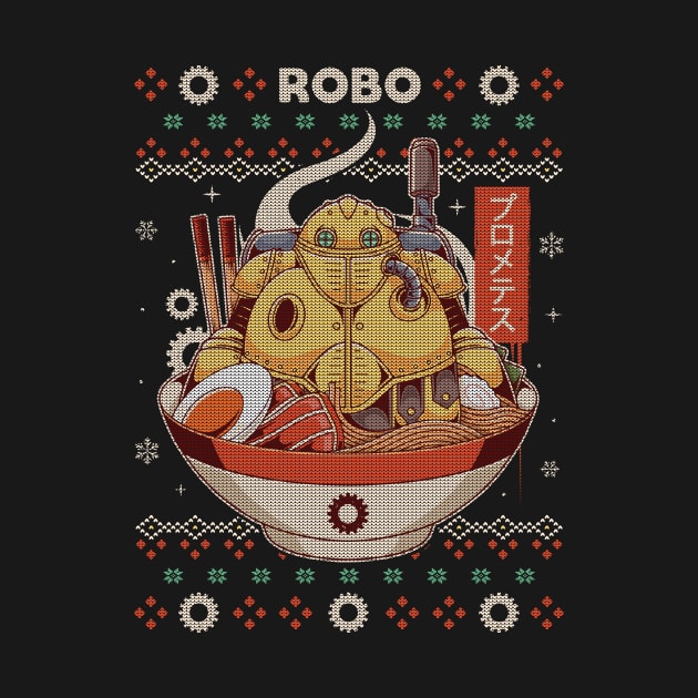 Robo Ramen Christmas by Alundrart