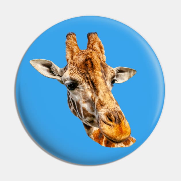 Giraffe The Look Pin by dalyndigaital2@gmail.com