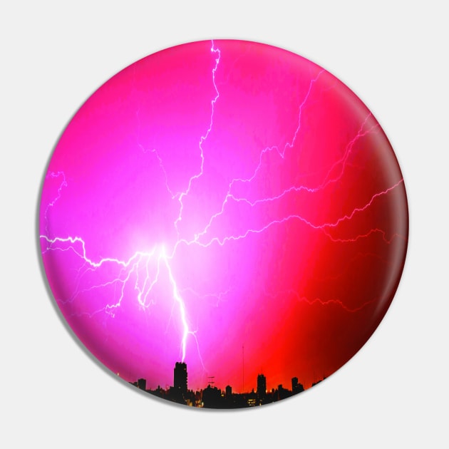 Cherry Lightning Pin by Kadeda RPG