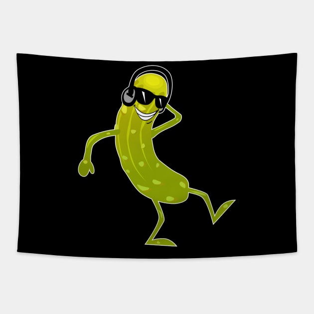 Pickle Rock Tapestry by Slap Cat Designs