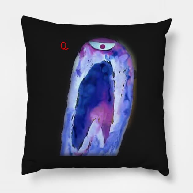 Jonny Quest Invisible Monster Pillow by drquest