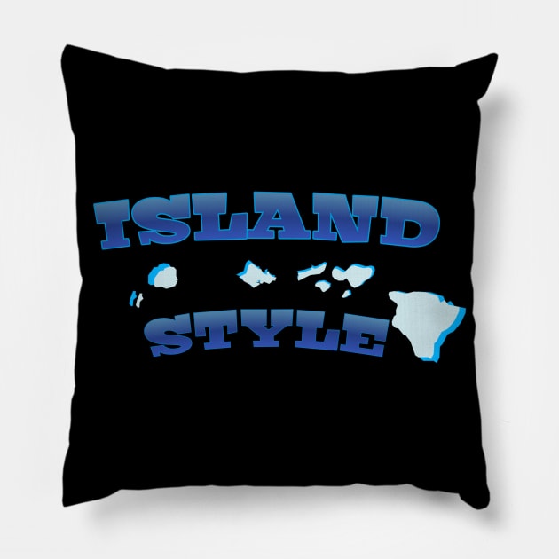 Island style t-shirt Hawaii Pillow by Coreoceanart