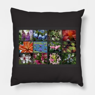 Flower Collage Pillow