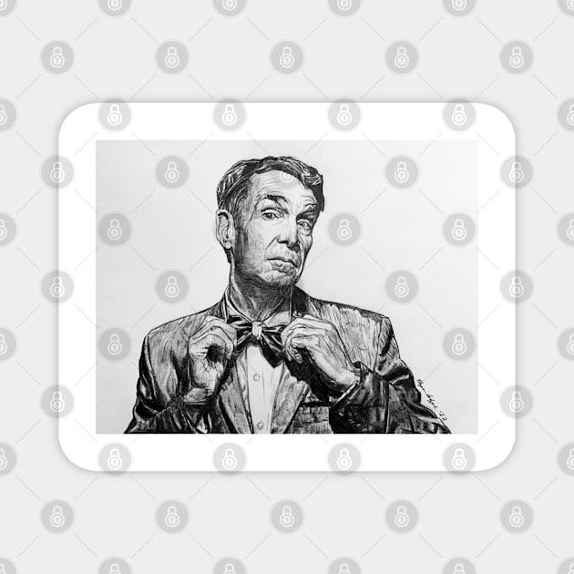 Bill Nye the Science Guy Magnet by BryanWhipple