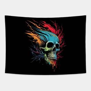 Colorful skull Tapestry