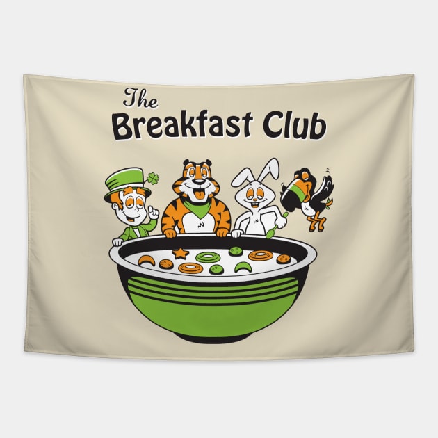 Breakfast Characters Tapestry by Clutch Tees