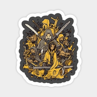 wutang shaolin warrior Magnet