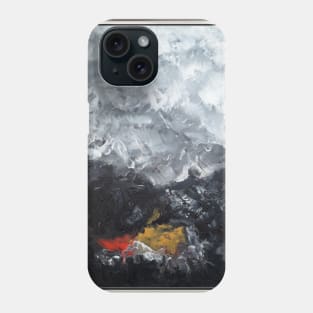 Black Abstract Artwork Phone Case