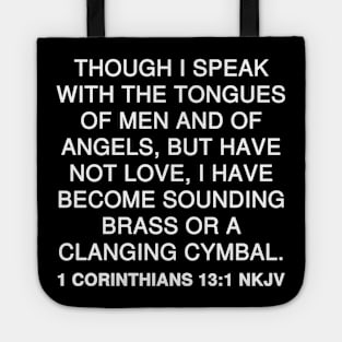 1 Corinthians 13:1 Bible Verse NKJV Text Tote