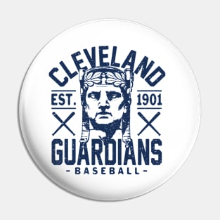 Retro Cleveland Guardians by Buck Tee Pin