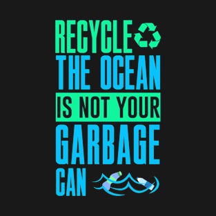 Save Planet Earth Pollution Oceans Marine Ban Plastic Life T-Shirt