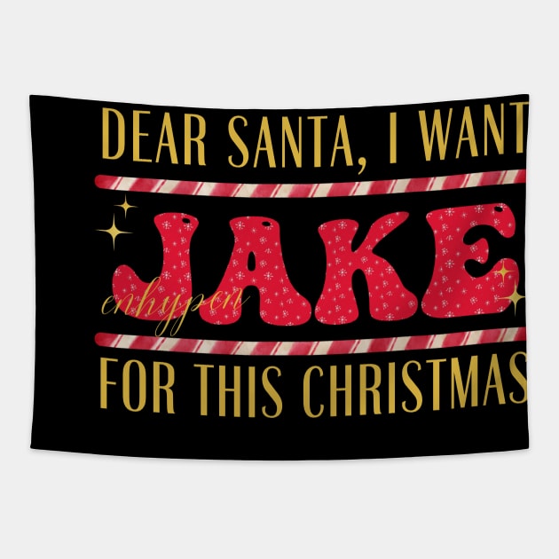 I Want Jake For This Christmas ENHYPEN Tapestry by wennstore