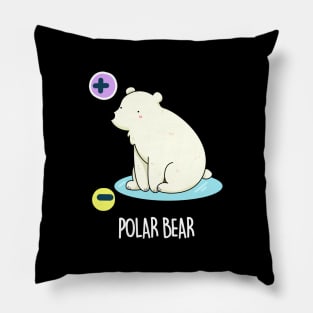 Polar Bear Cute Bear Pun Pillow