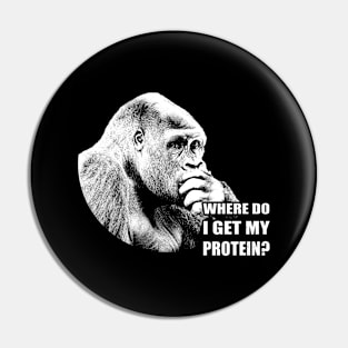 Vegan Gorilla Pin