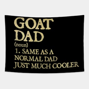 Goat Dad Definition Funny Tapestry