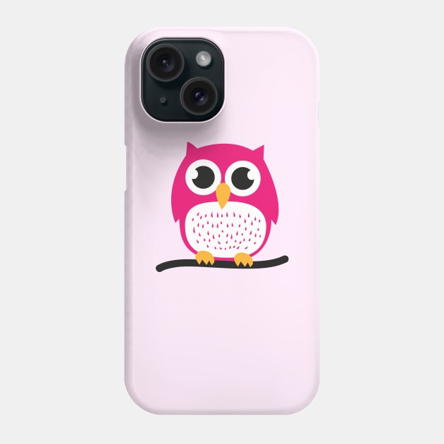 Sweet & cute owl Phone Case by badbugs