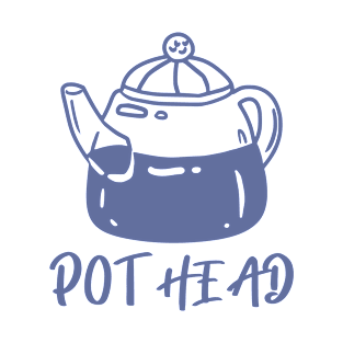 Pot Head design for Coffee lovers and coffee addicts T-Shirt