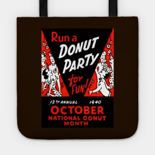 1940 Donut Party Tote